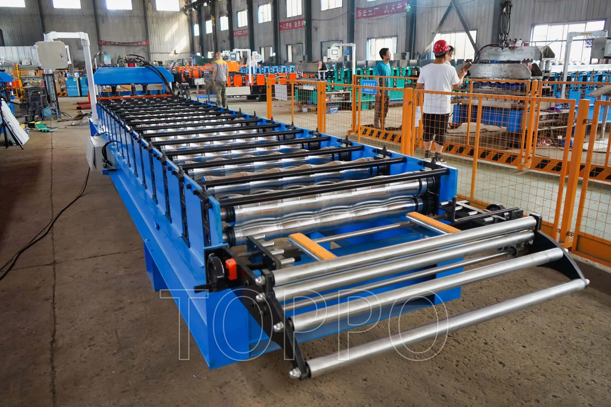 Industrial Glazed Tile Roll Forming Machine with CE & ISO Certification