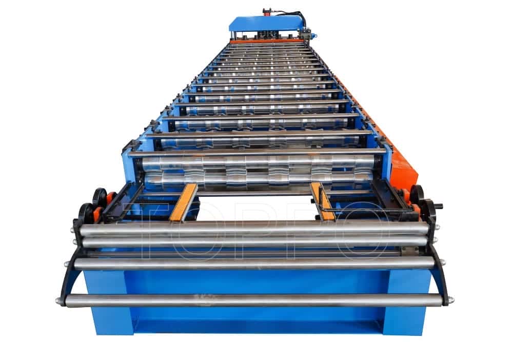 Compact Glazed Tile Roll Forming Machine for Roofing Production