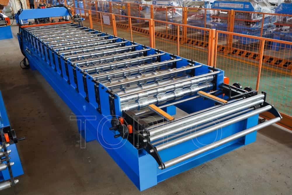 Compact Glazed Tile Roll Forming Machine for Roofing Production