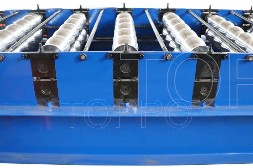 Compact Glazed Tile Roll Forming Machine for Roofing Production