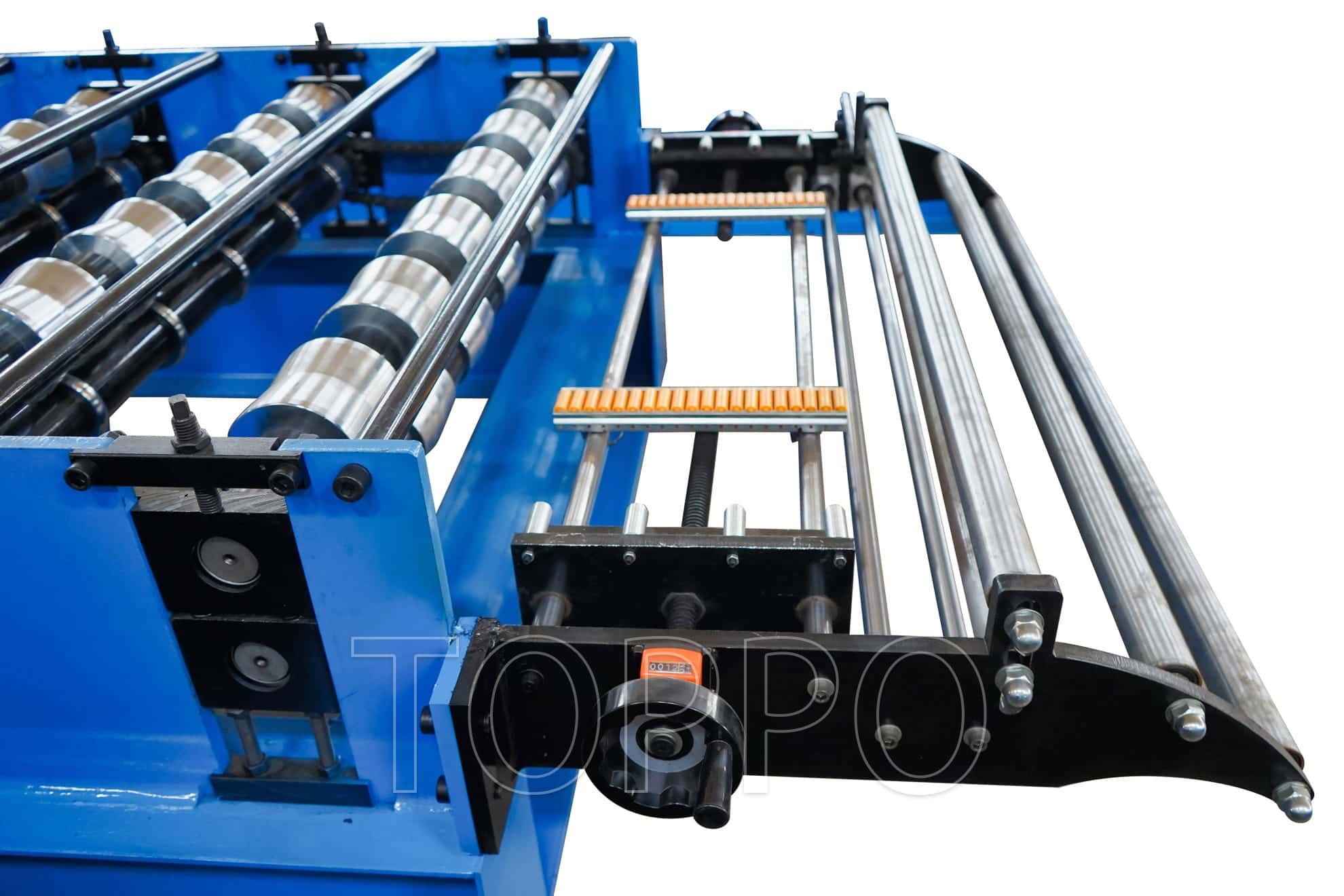 High Precision Glazed Tile Roll Forming Machine with Ribbed Output