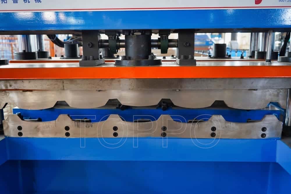 Compact Glazed Tile Roll Forming Machine for Roofing Production