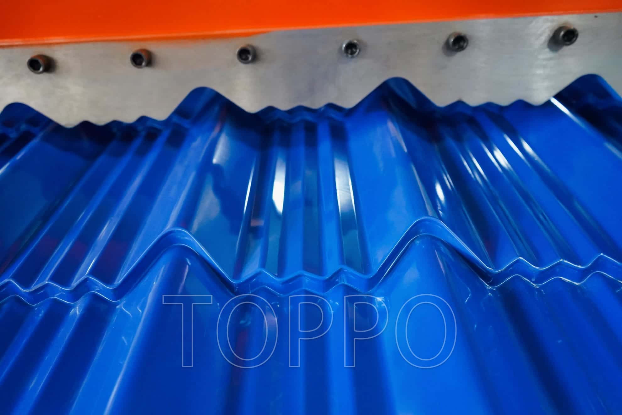 Color Steel Glazed Tile Roll Forming Machine with Touchscreen Control