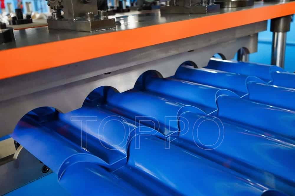 Automatic Glazed Tile Roll Forming Machine with High-Speed Production