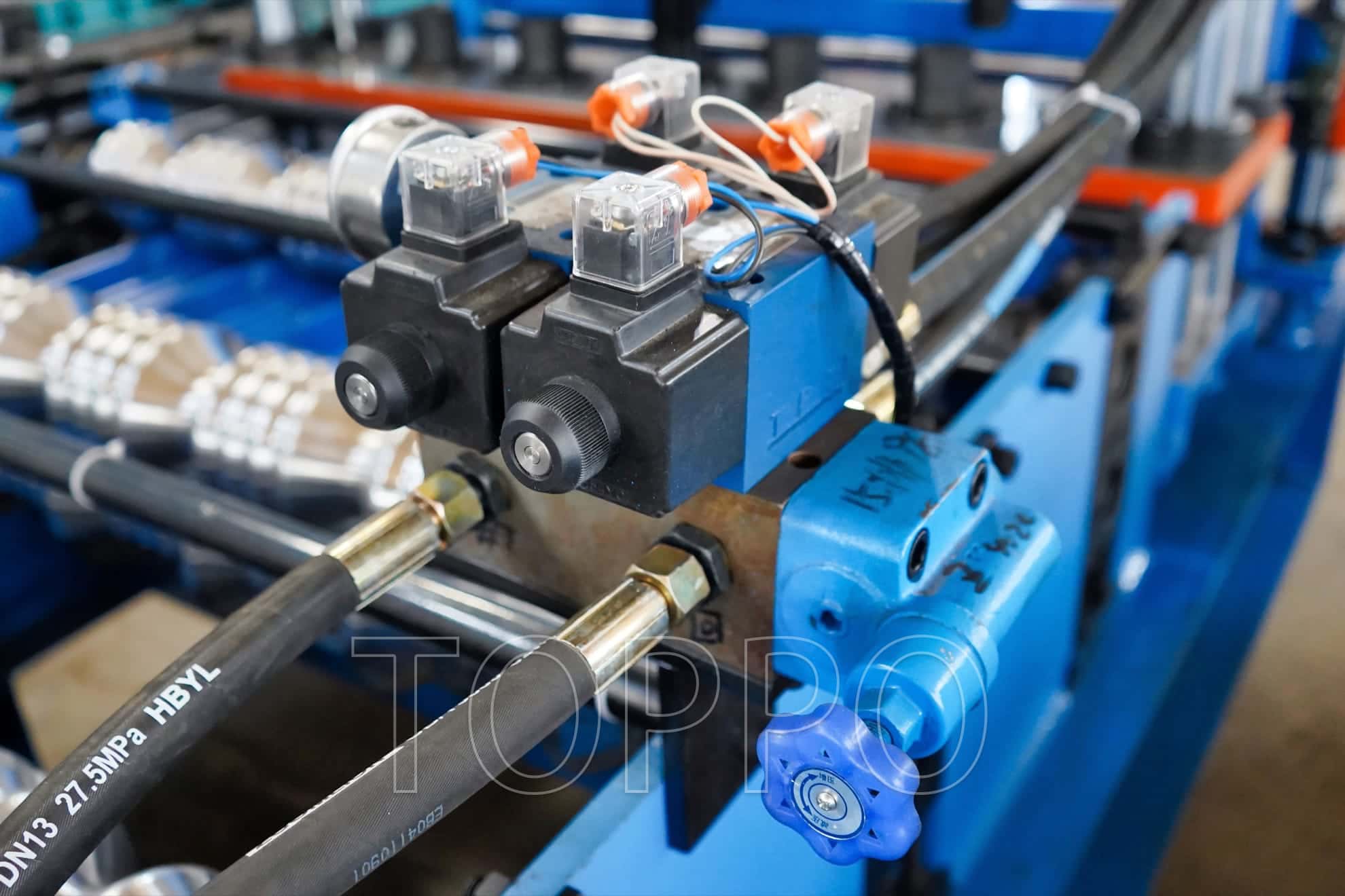 Color Steel Glazed Tile Roll Forming Machine with Touchscreen Control