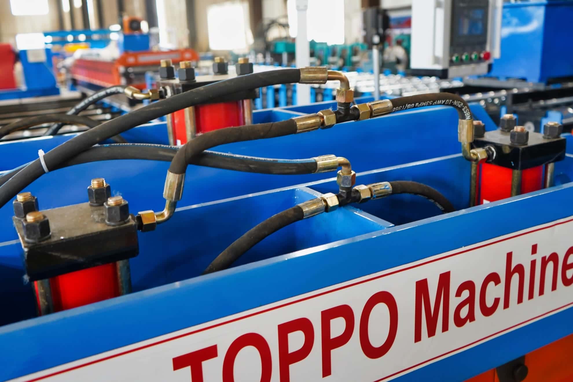 Precision Glazed Tile Roll Forming Machine with Red Tile Output