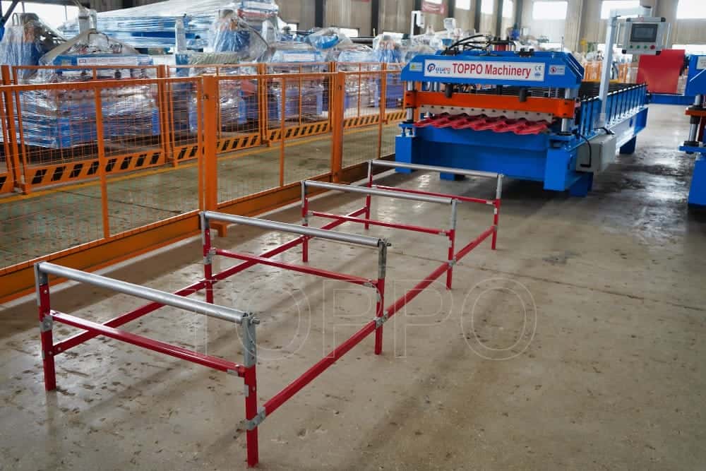 Precision Glazed Tile Roll Forming Machine with Red Tile Output