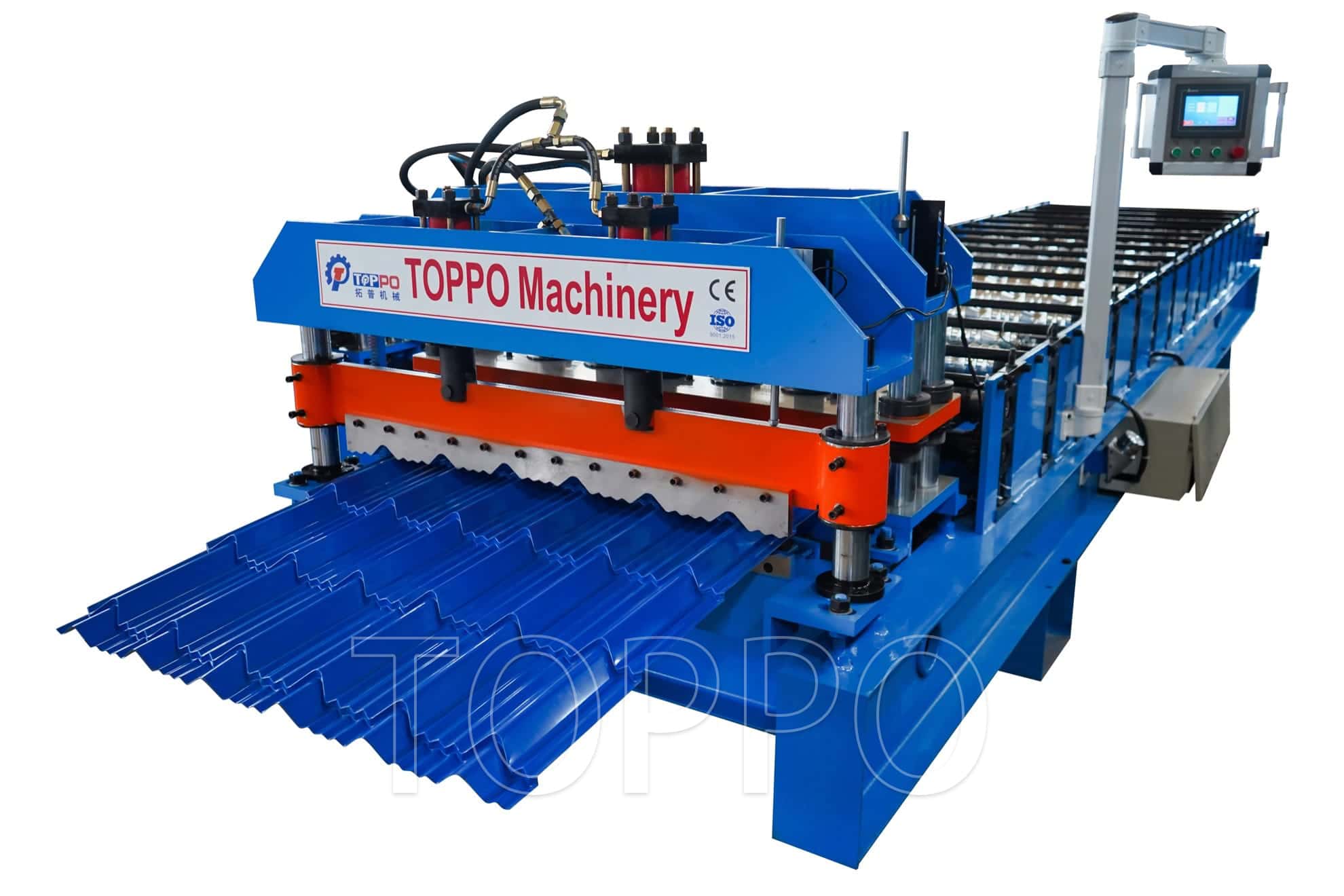 OEM ODM AG Roofing Panel Roll Forming Machine High Efficiency Metal Roof Sheet Line