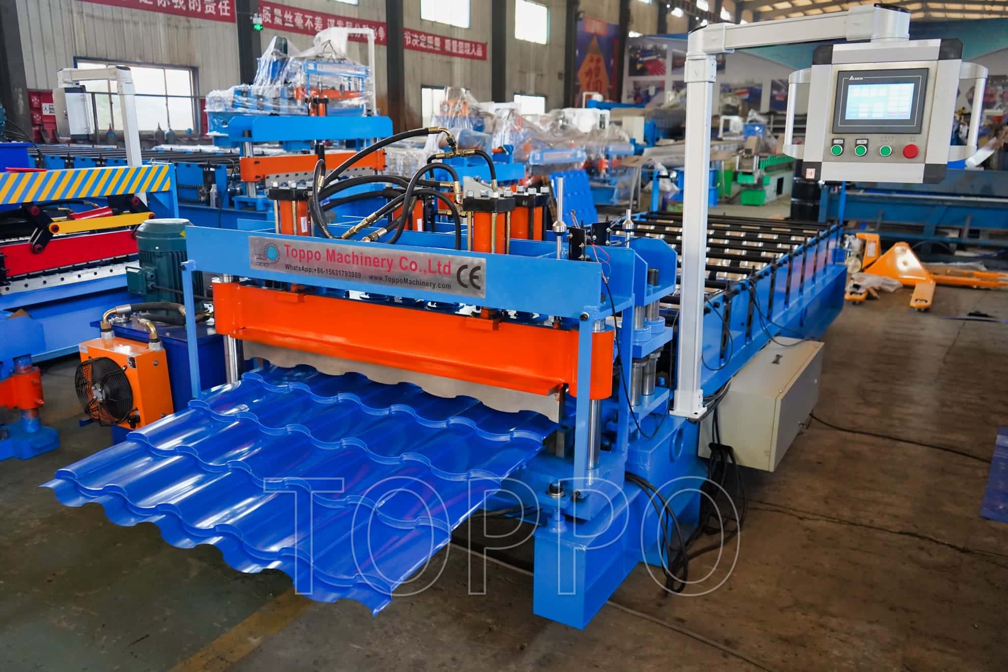 Precision Glazed Tile Roll Forming Machine with Intelligent Control