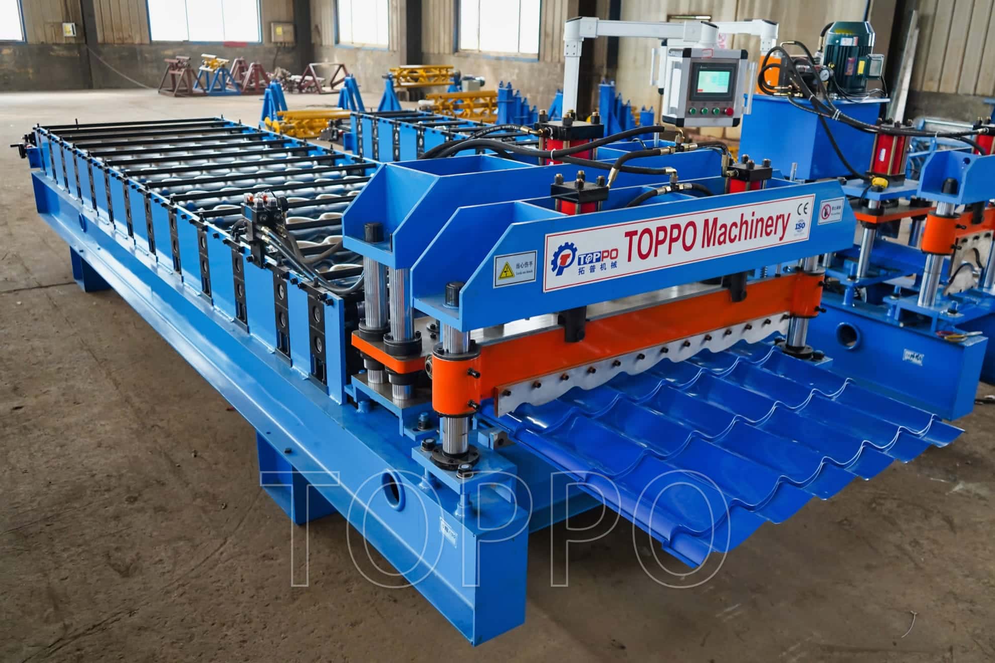 Glazed Tile Roll Forming Machine