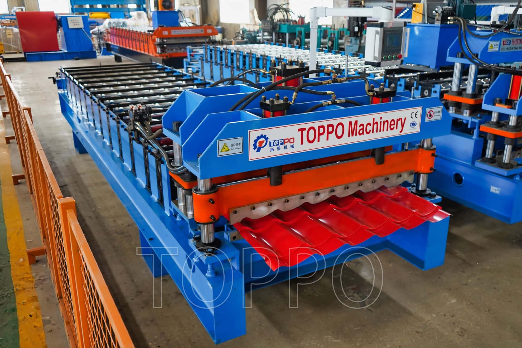 Advanced PLC Glazed Tile Roll Forming Machine for Roofing Applications