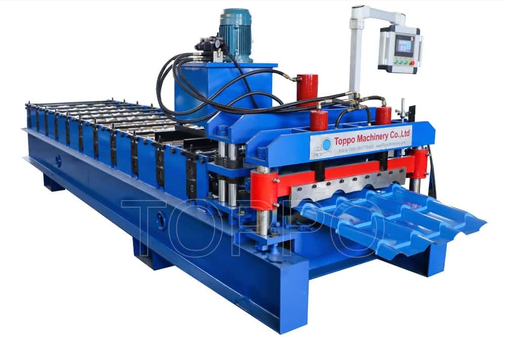 Automatic Glazed Tile Roll Forming Machine with Touchscreen Control