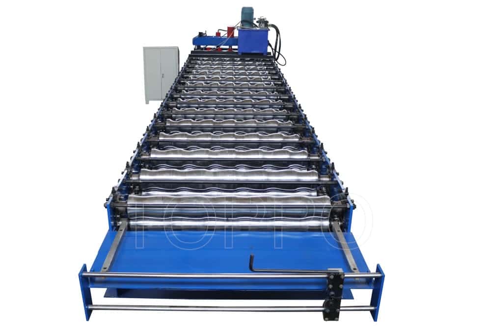 Hydraulic Glazed Tile Roll Forming Machine with Button Panel
