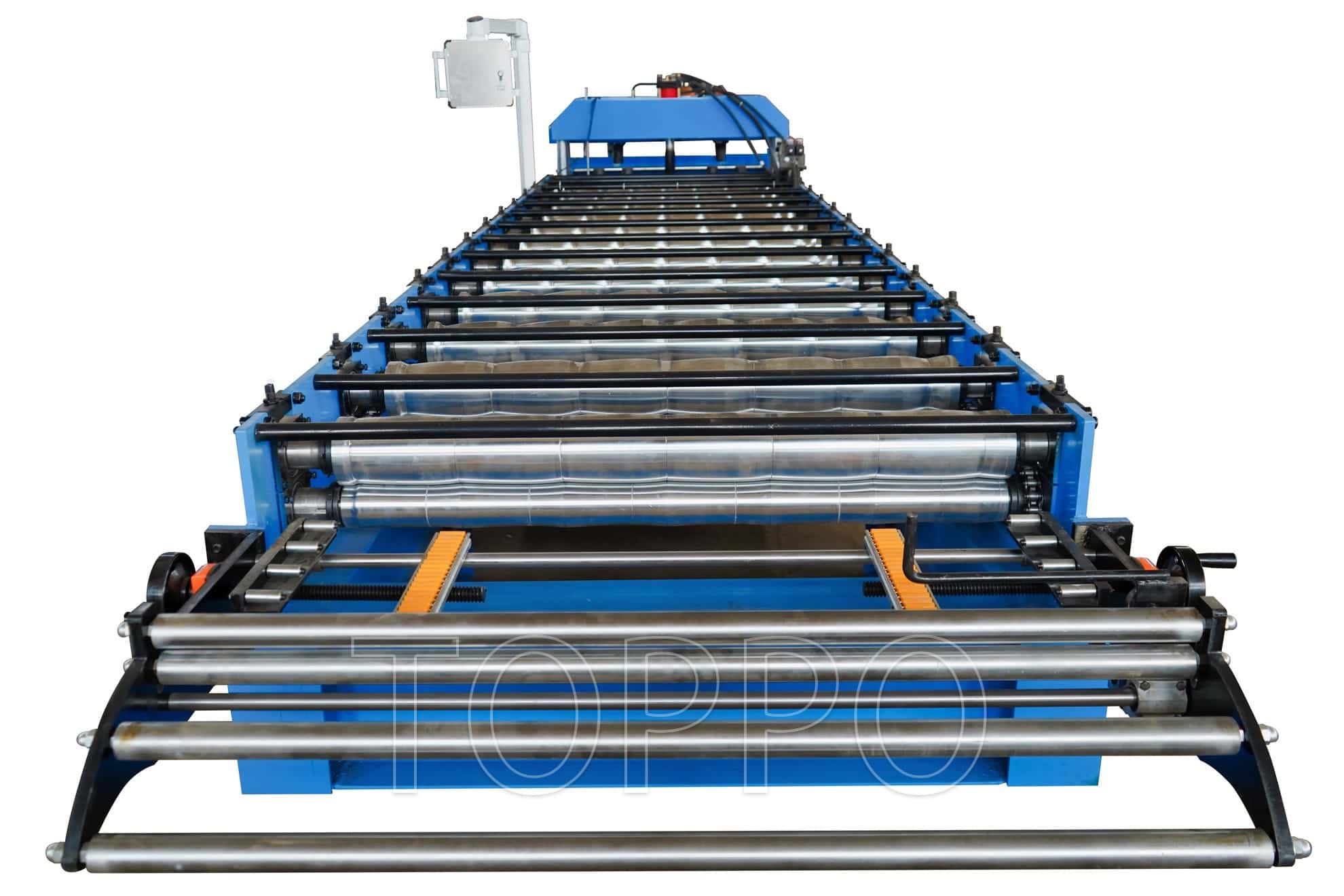 Toppo Curved Glazed Tile Roll Forming Machine with Touchscreen PLC