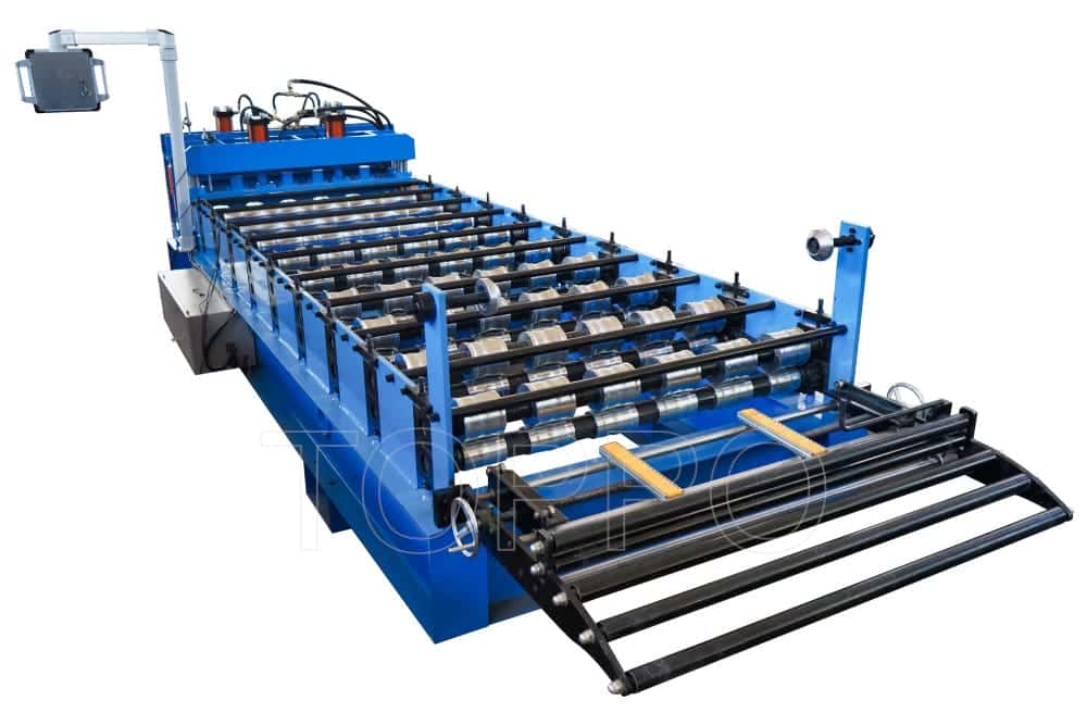 Full-Automatic Glazed Tile Roll Forming Machine with PLC Control