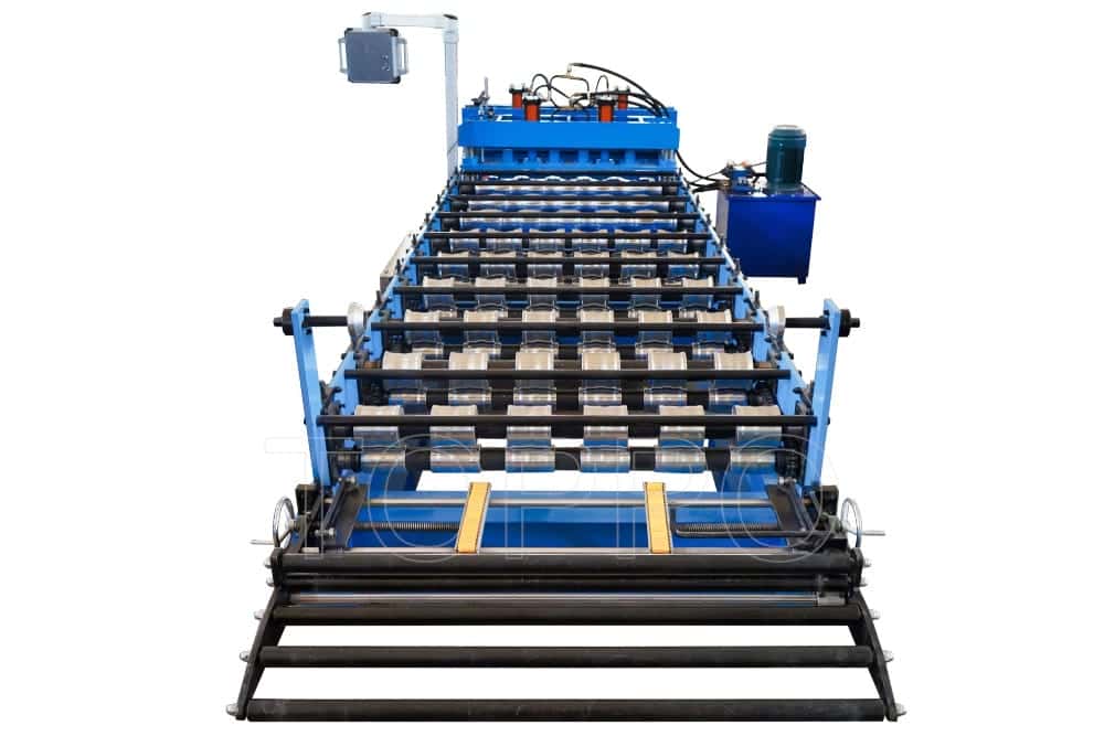 Full-Automatic Glazed Tile Roll Forming Machine with PLC Control