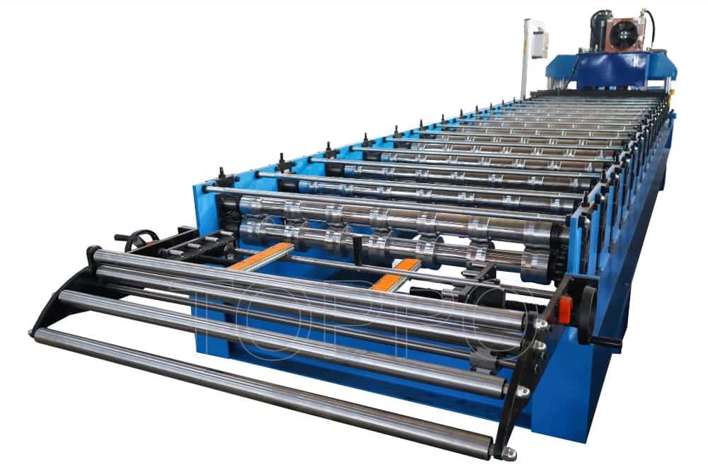 PLC Controlled Glazed Tile Roll Forming Machine for Roof Sheet Production