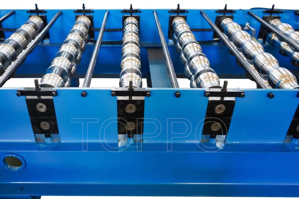 Full-Automatic Glazed Tile Roll Forming Machine with PLC Control