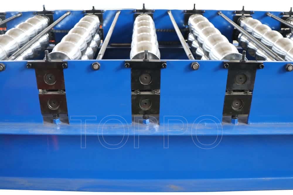Hydraulic Glazed Tile Roll Forming Machine with Button Panel