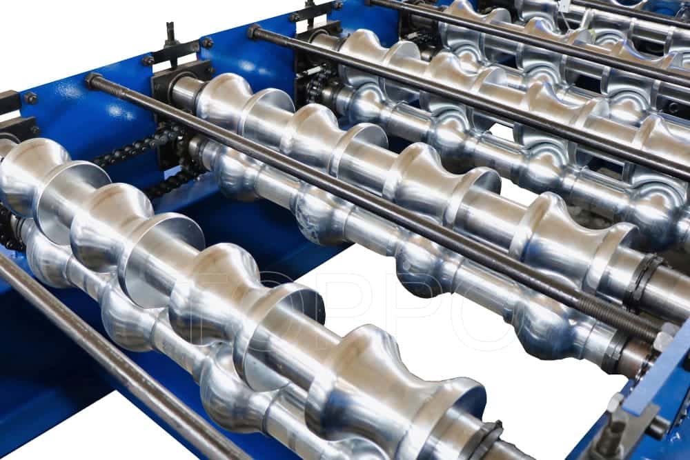 Compact Glazed Tile Roll Forming Machine with High-Definition Output