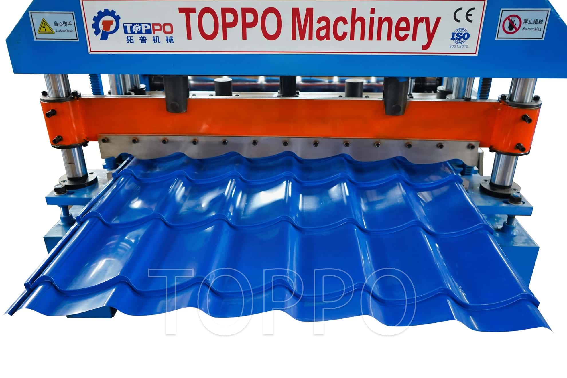 Full Automatic Glazed Tile Roll Forming Machine with Touchscreen PLC