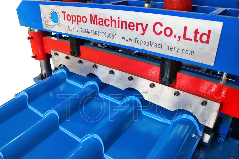 Compact Glazed Tile Roll Forming Machine with High-Definition Output