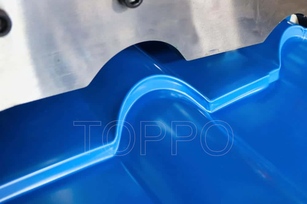 Compact Glazed Tile Roll Forming Machine with High-Definition Output