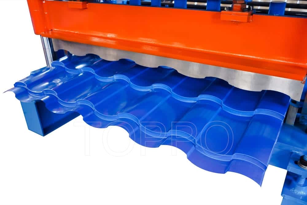 Full-Automatic Glazed Tile Roll Forming Machine with PLC Control