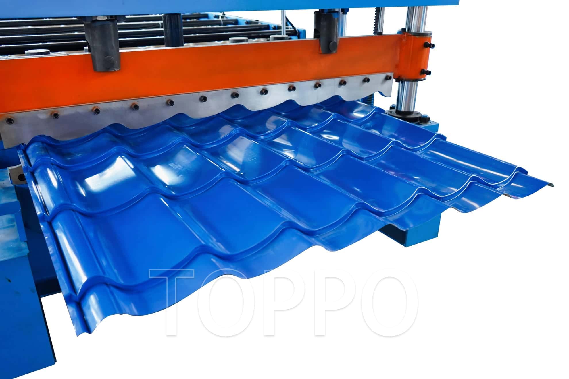 Full Automatic Glazed Tile Roll Forming Machine with Touchscreen PLC