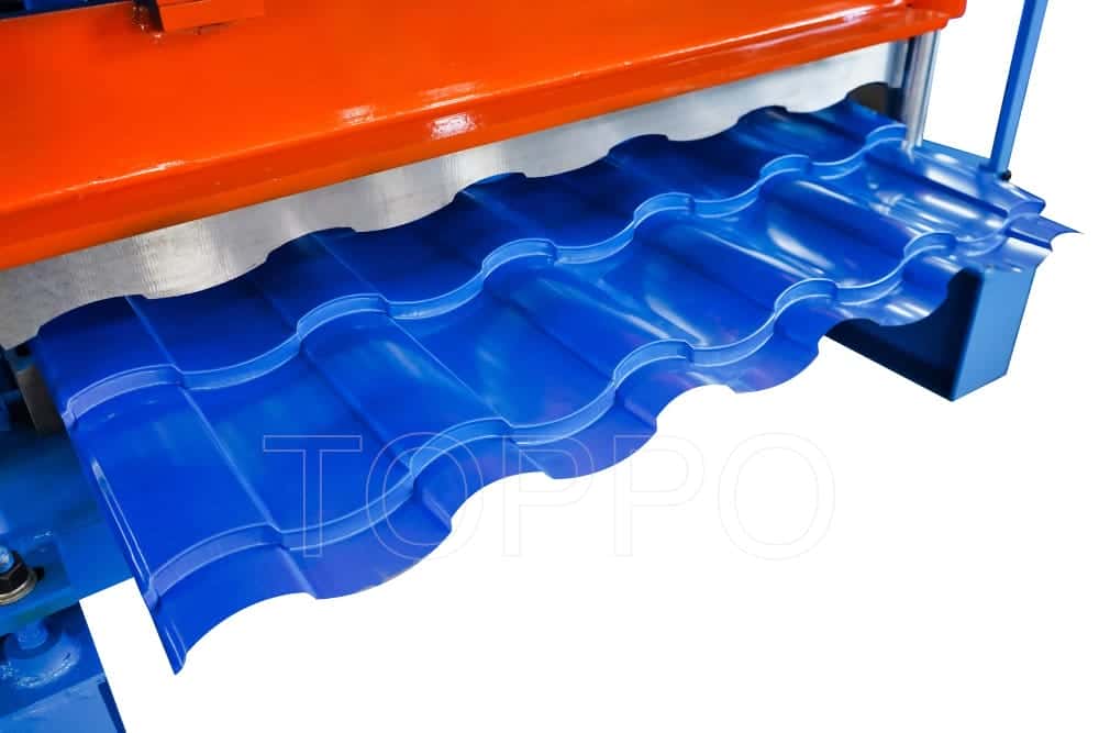High Precision Glazed Tile Roll Forming Machine for Roofing Sheet Production