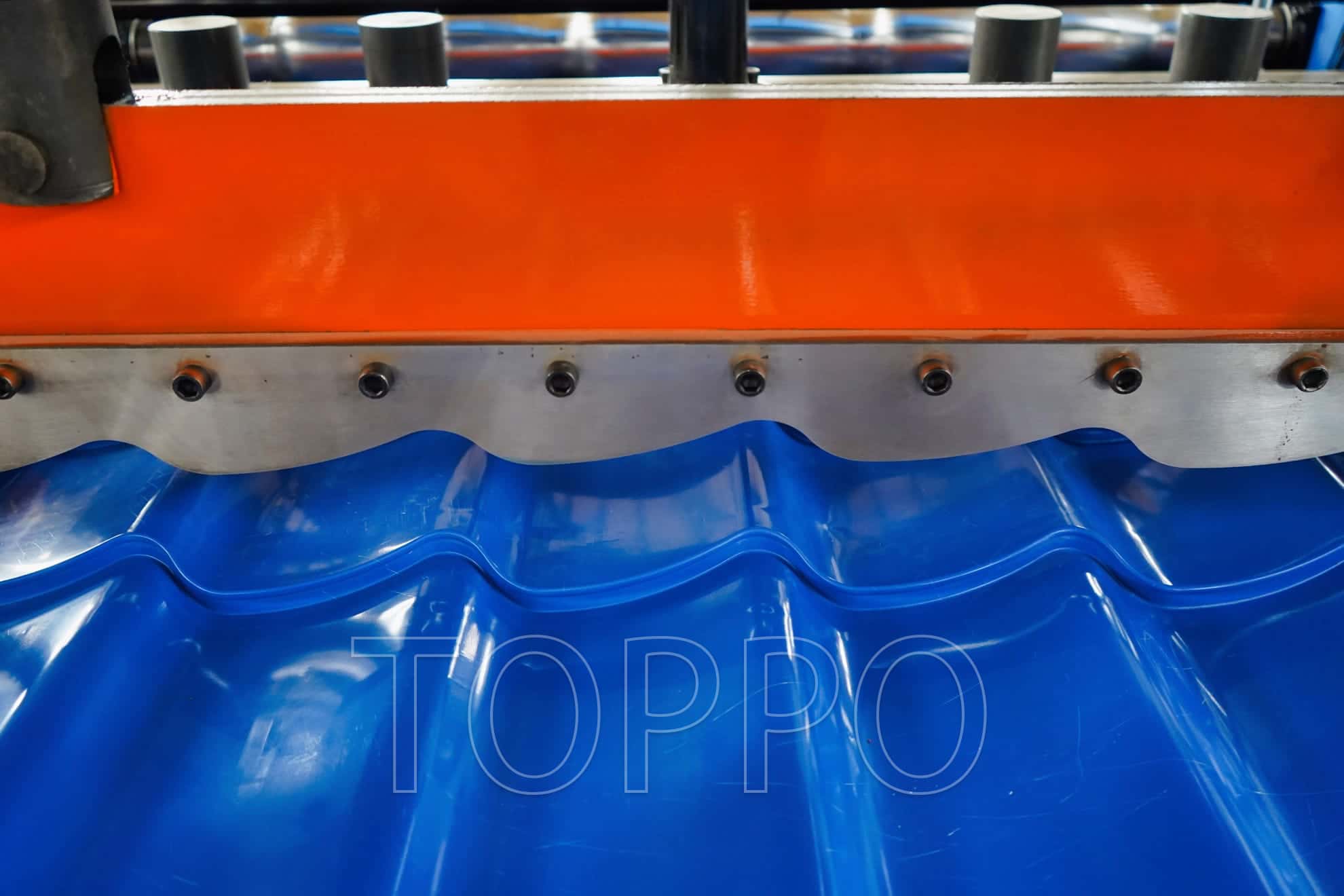 Full Automatic Glazed Tile Roll Forming Machine with Touchscreen PLC