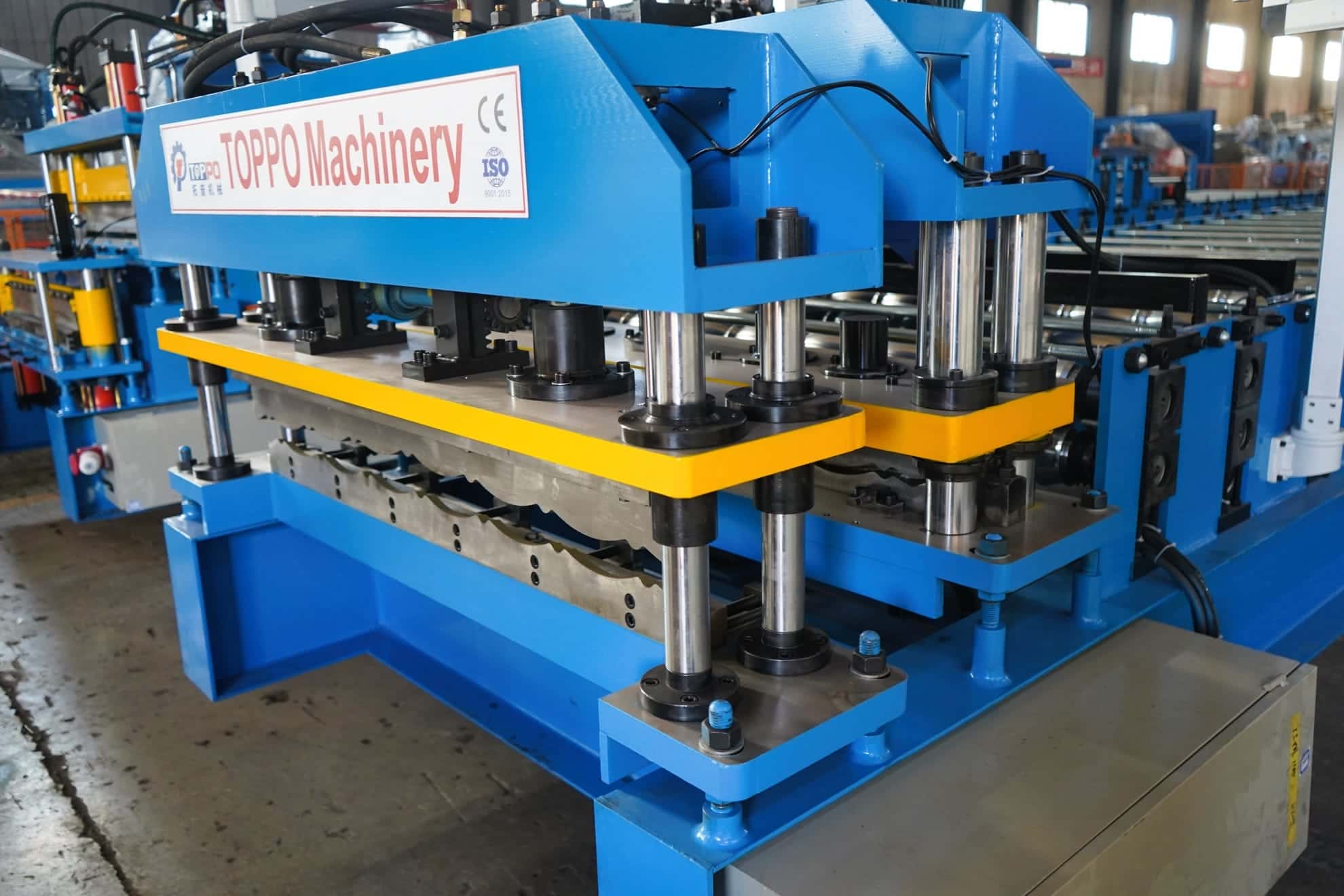 OEM ODM AG Roofing Panel Roll Forming Machine Fully Automatic Metal Roofing Sheet Production Line