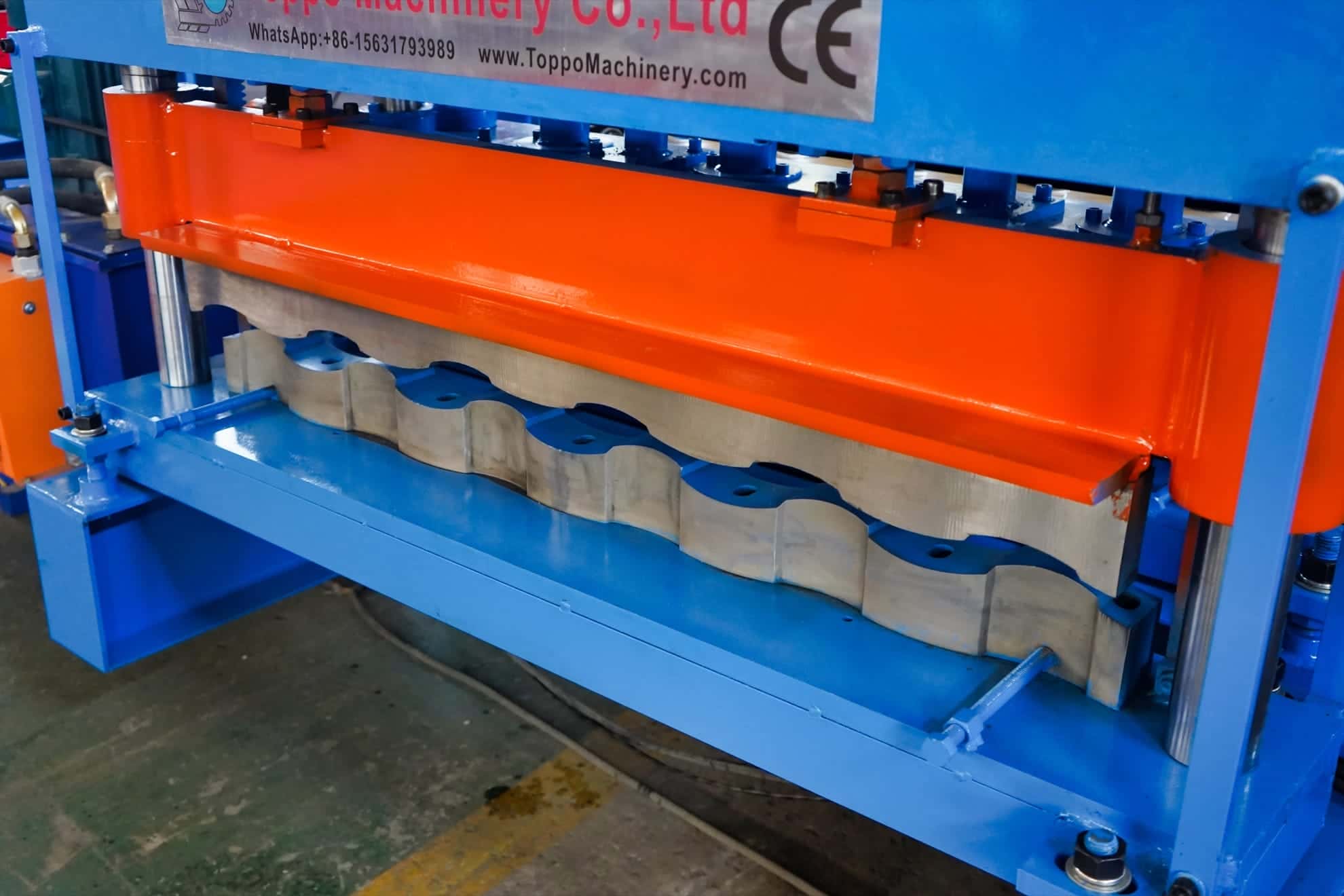 High Precision Glazed Tile Roll Forming Machine for Roofing Sheet Production