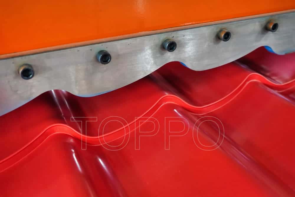 Precision Glazed Tile Roll Forming Machine with Red Tile Output