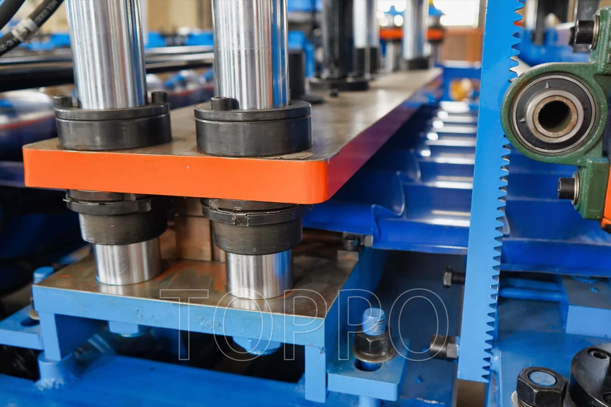 Full Automatic Glazed Tile Roll Forming Machine with Touchscreen PLC