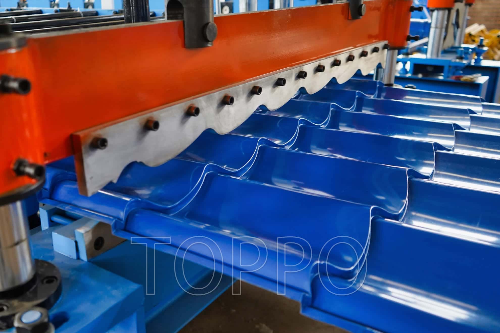 Full Automatic Glazed Tile Roll Forming Machine with Touchscreen PLC