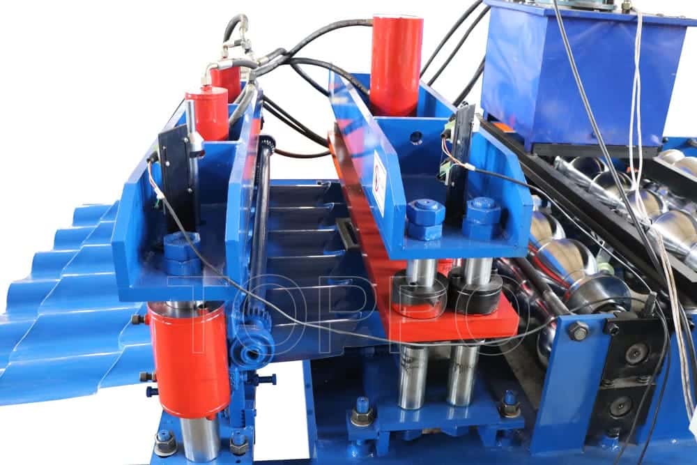 Hydraulic Glazed Tile Roll Forming Machine with Button Panel
