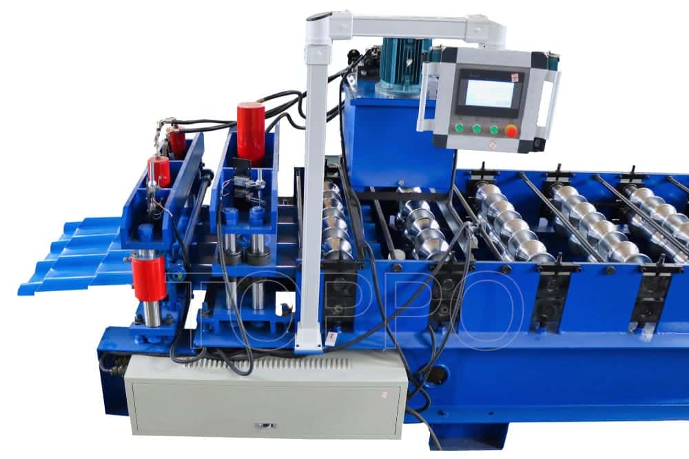 Compact Glazed Tile Roll Forming Machine with High-Definition Output