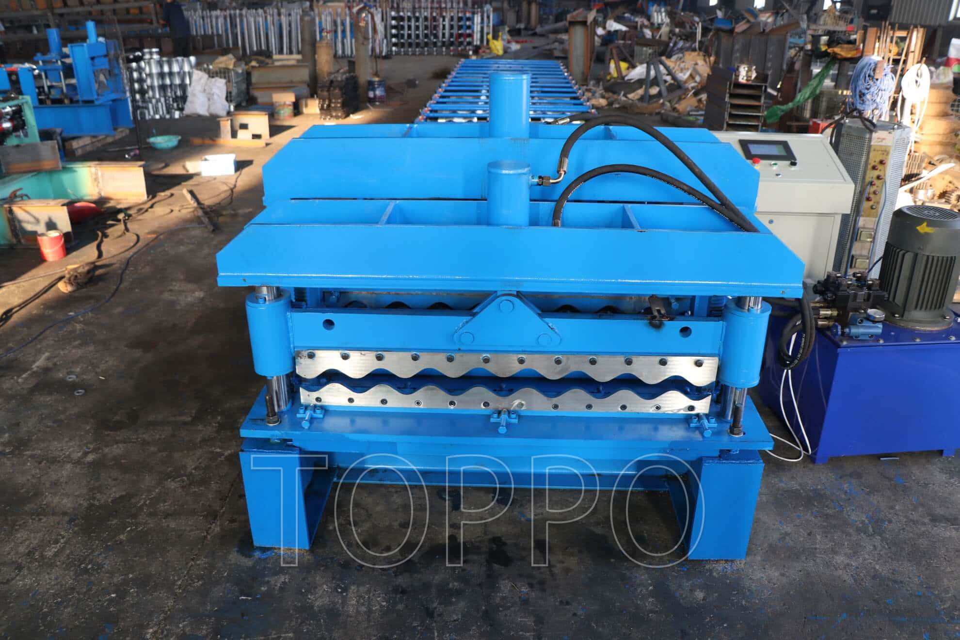 Fully Automatic Glazed Tile Roll Forming Machine for Roof Panels