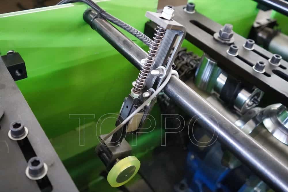 Green Frame Automatic Gutter Making Machine for Metal Rain Gutter Production