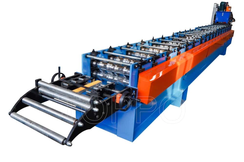 Automatic Metal Gutter Making Machine with Hydraulic Cutting System