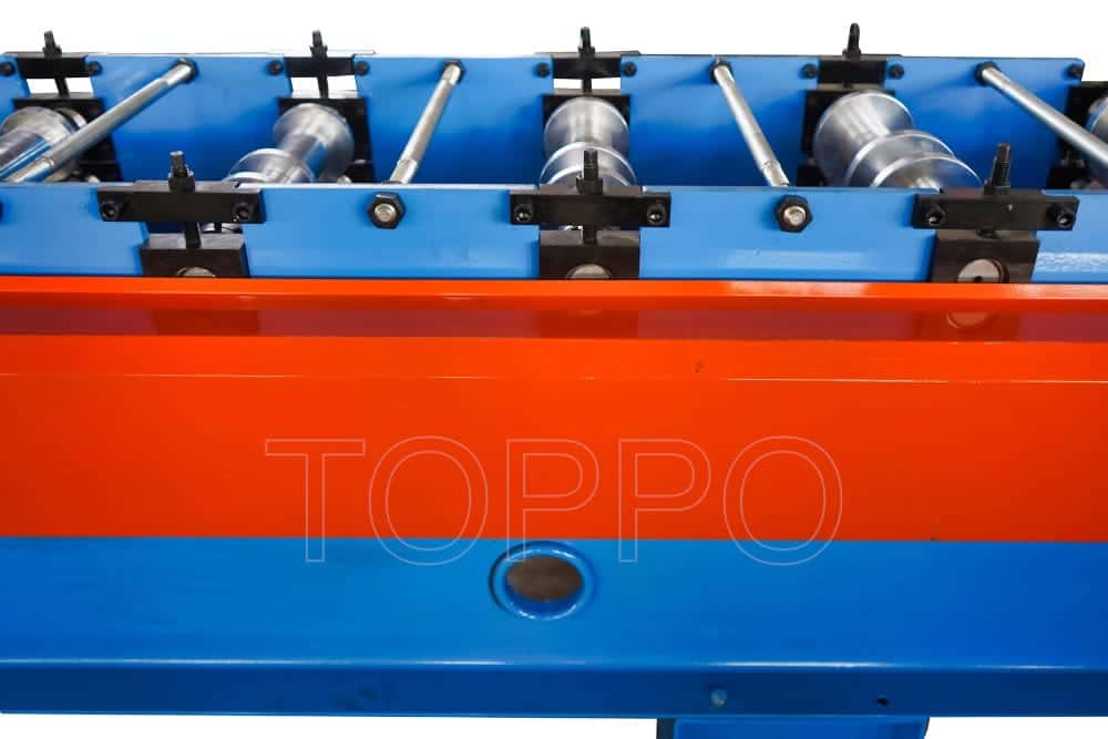Automatic Gutter Roll Forming Machine with End Hydraulic Cutting System