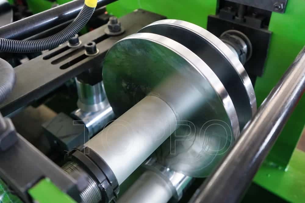 Green Frame Automatic Gutter Making Machine for Metal Rain Gutter Production