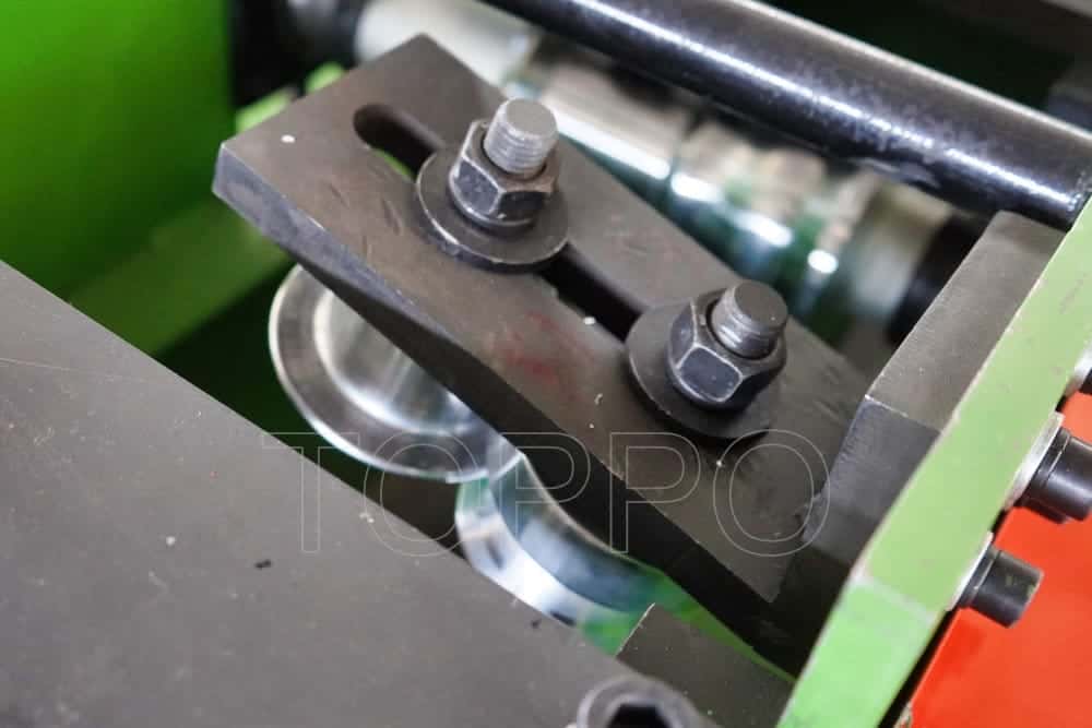 Green Frame Automatic Gutter Making Machine for Metal Rain Gutter Production