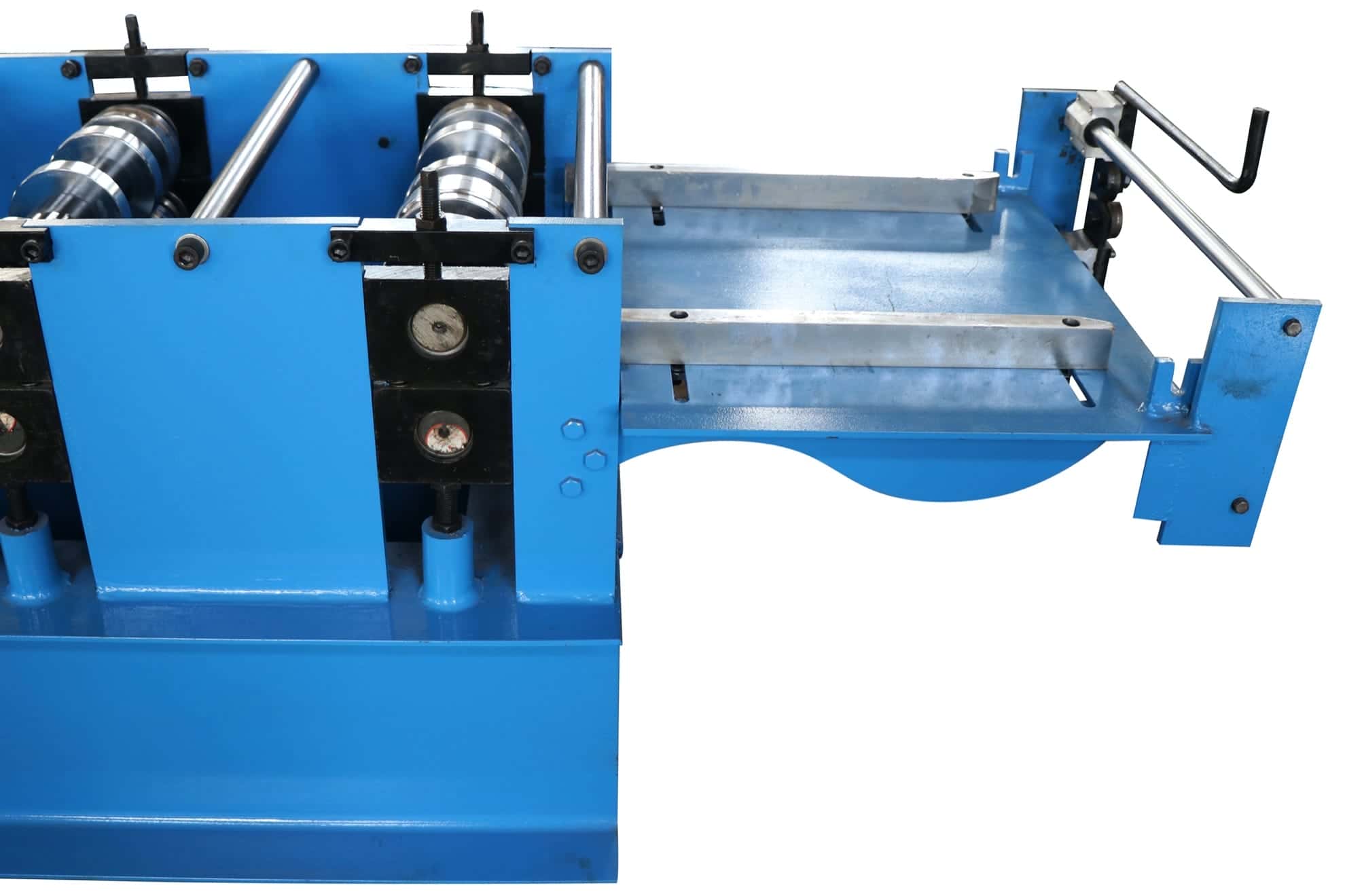 PLC Controlled Automatic Gutter Making Machine with Hydraulic Cutting