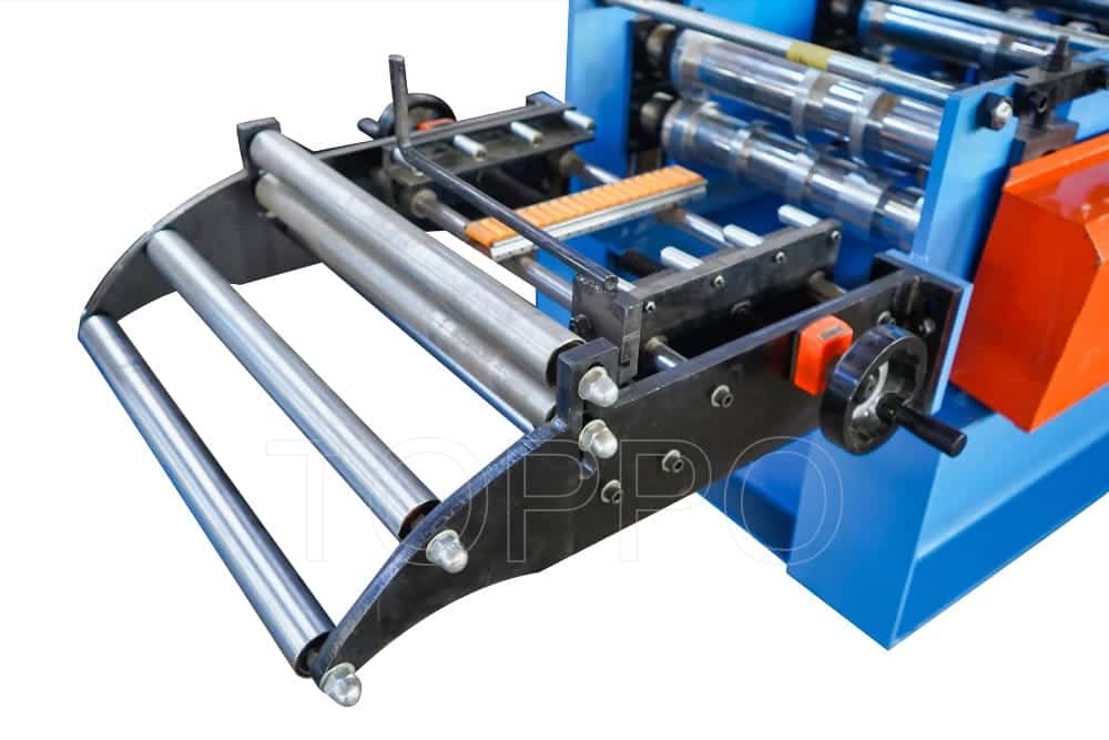 Automatic Gutter Roll Forming Machine with End Hydraulic Cutting System