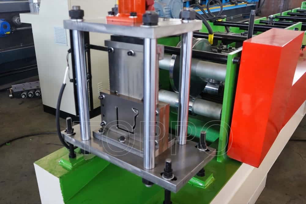Green Frame Automatic Gutter Making Machine for Metal Rain Gutter Production