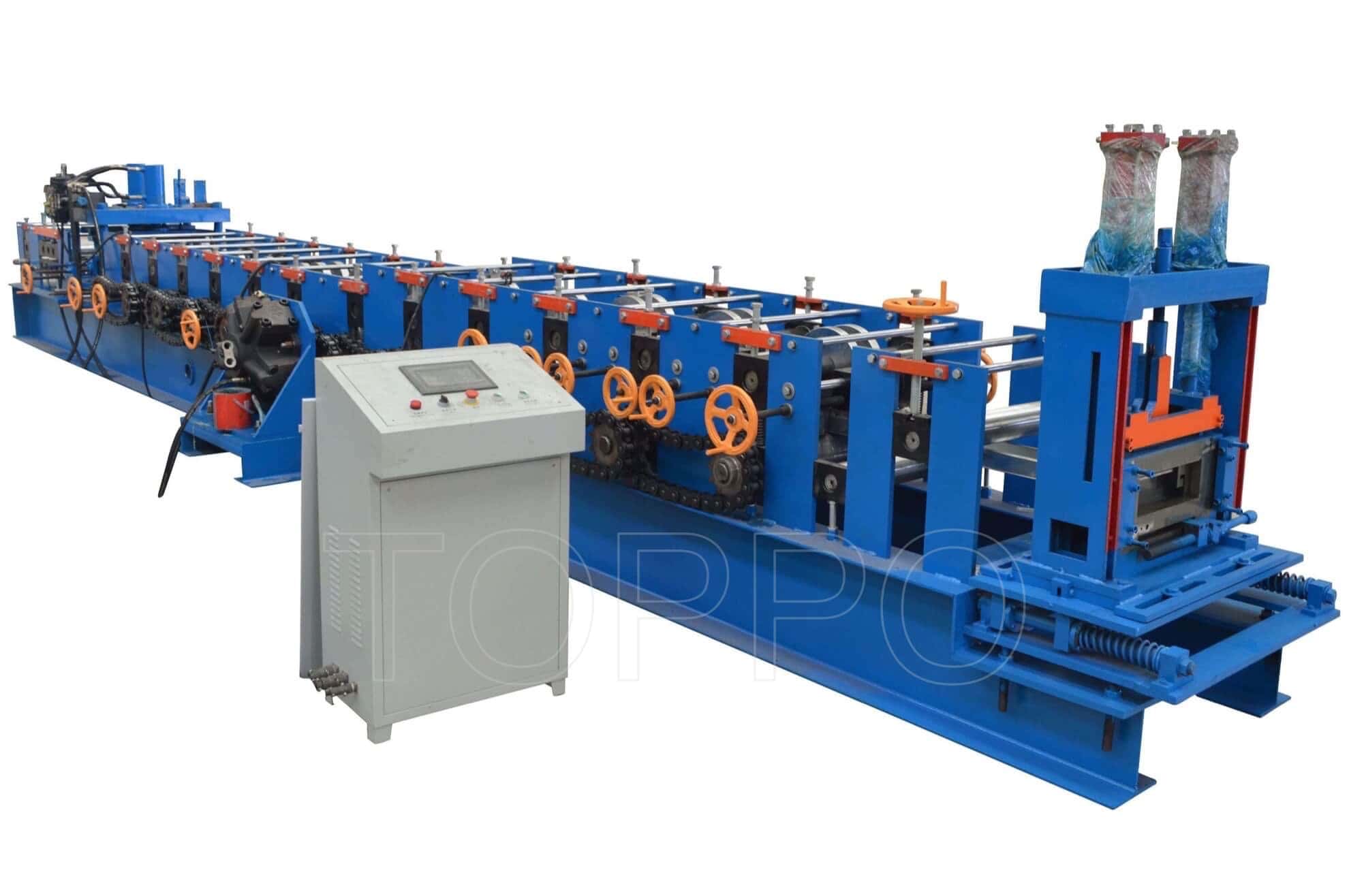 High Precision Automatic CZU Purlin Roll Forming Machine with Hydraulic Punching