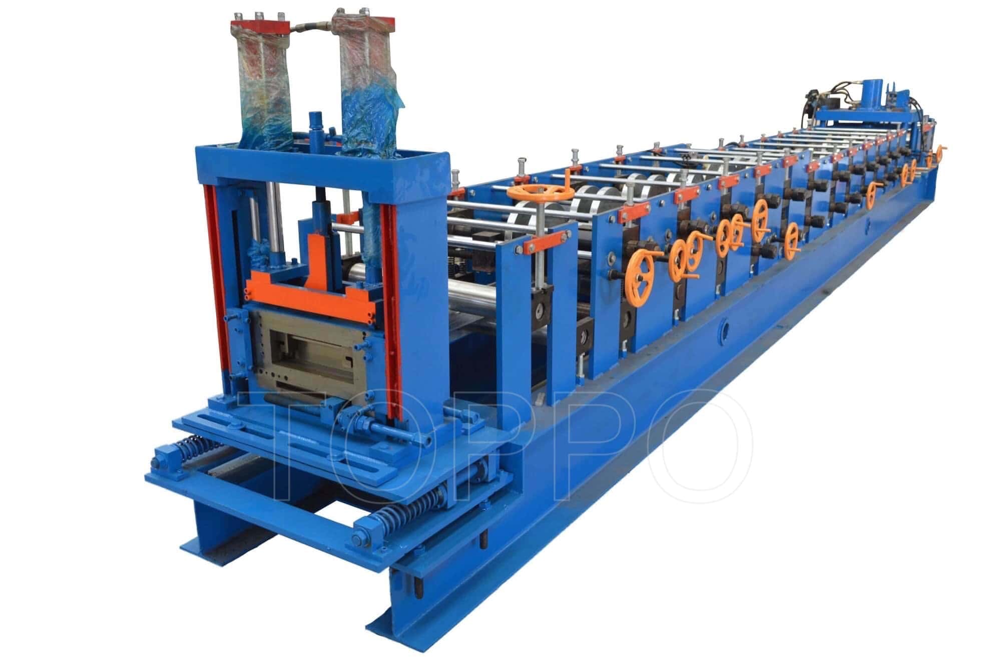 Industrial Fully Automatic CZU Purlin Roll Forming Machine with Servo Punching System