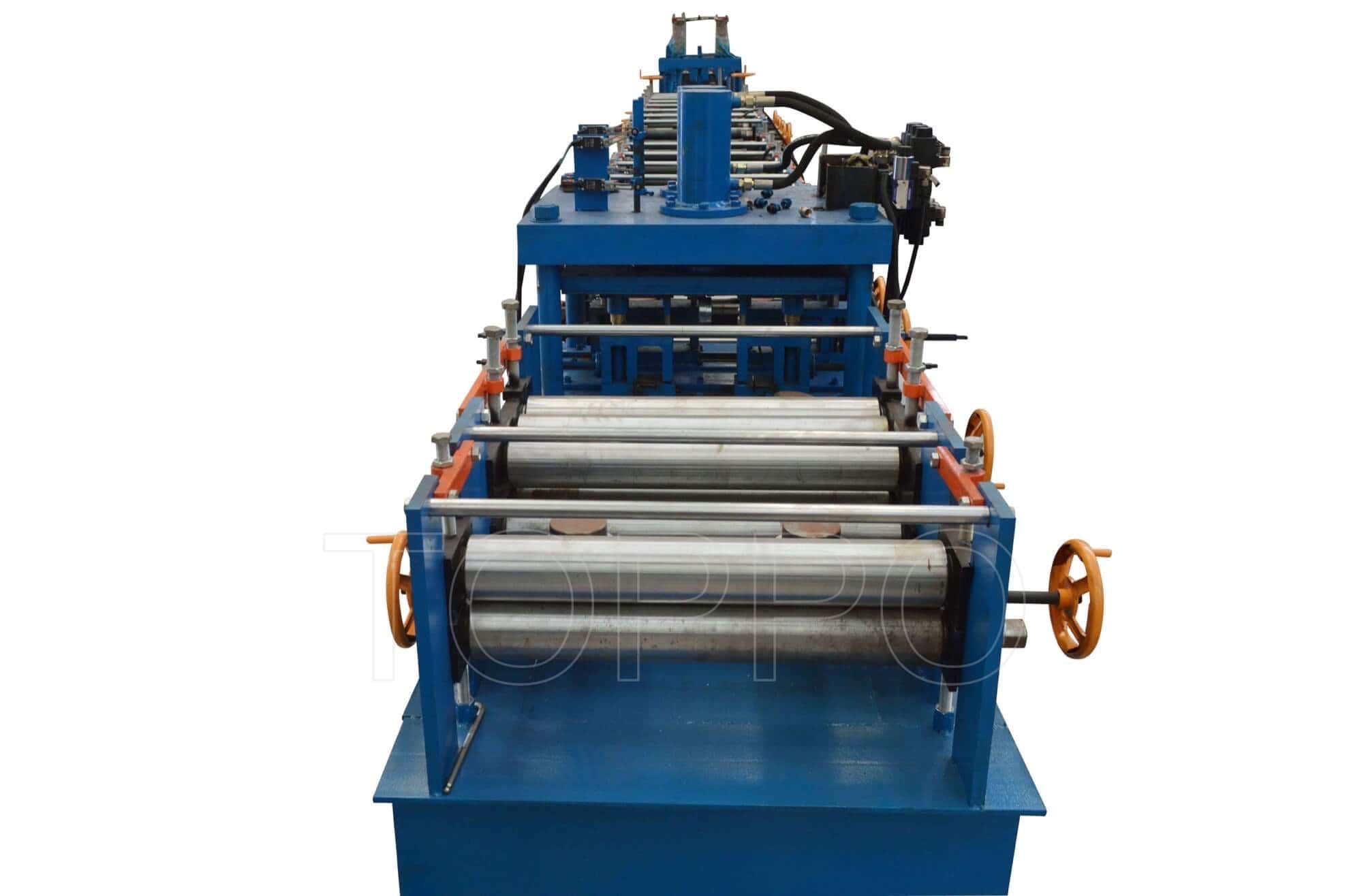 Industrial Fully Automatic CZU Purlin Roll Forming Machine with Servo Punching System